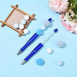 DIY-Sets zum Basteln von Stiften aus Kunststoff mit Perlen&nbsp;DIY-YW0012-25B