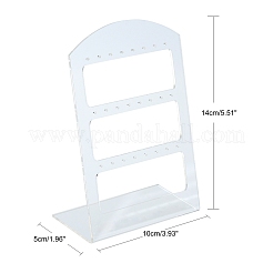 Organisches Glas Ohrring-Display-Racks&nbsp;X-EDIS-N001-02B