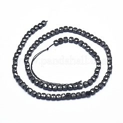 Natürlichen schwarzen Spinell Perlen Stränge&nbsp;G-D0003-B08
