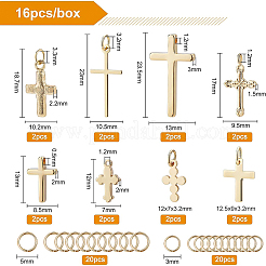 Colgantes de latón de estilo 16pcs 8&nbsp;KK-BC0002-81