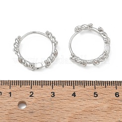 Orecchini a monachella in ottone da donna&nbsp;KK-CBA405F-01P