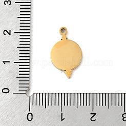 Colgantes de esmalte de acero inoxidable 304&nbsp;STAS-U039-07G