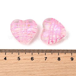 Cuentas de esmalte de vidrio transparente&nbsp;GLAA-S388-01B