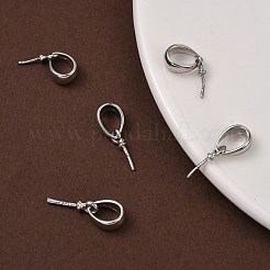 Messing Tasse Perle Heringe Kautionen Pin Anhänger&nbsp;X-KK-M156-02P-NR