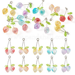 10 Stück 5 Stile transparente&nbsp;PALLOY-TADJ00001