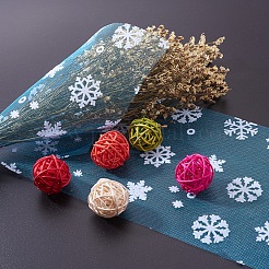 Cintas de malla decorativa de copo de nieve&nbsp;OCOR-P010-G13