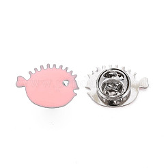 Süße Fisch-Emaille-Anstecknadel&nbsp;JEWB-S012-002P-NF