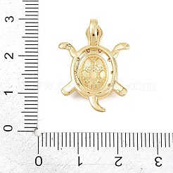 Colgante micropavé cubic zirconia de latón&nbsp;KK-D258-01G-03
