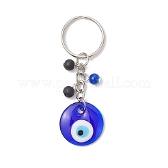 3 llavero de ojo malvado hecho a mano con lámpara&nbsp;KEYC-JKC01252-02