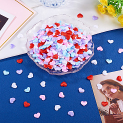 1000 pz 5 colori spugna di poliestere cuore coriandoli&nbsp;DIY-TA0012-51