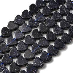 Sintetici blu Goldstone fili di perline&nbsp;G-A272-A01-A01-13A