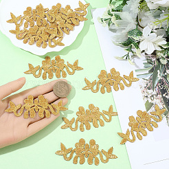 10 Stück Blumen-Polyester-Aufnäher zum Aufbügeln/Aufnähen&nbsp;DIY-GF0011-76B