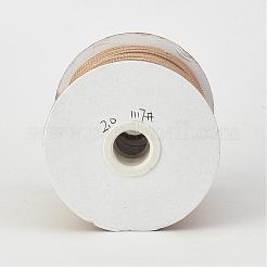 Cordon en polyester ciré coréen écologique&nbsp;YC-P002-1mm-1117