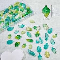 100pcs transparente Glasanhänger&nbsp;GLAA-SZ0001-96