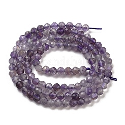 Chapelets de perles en améthyste naturelle&nbsp;LS-G-G140-A04-01
