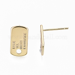 Messing-Ohrring-Zubehör&nbsp;KK-S356-139G-NF