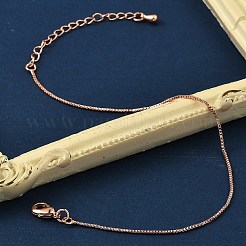 Bracciali a catena in ottone placcato a cremagliera per le donne&nbsp;BJEW-G735-02RG