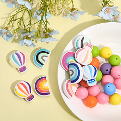 17 perline in silicone ecologico per uso alimentare&nbsp;SIL-CA0001-63