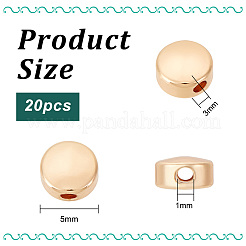 Perline in ottone&nbsp;KK-BC0004-16G