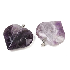 Pendentifs en améthyste naturelle à bandes&nbsp;GG-K002-04T