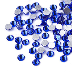 Cabochons de strass dos plat en verre&nbsp;X-RGLA-S002-12SS-02