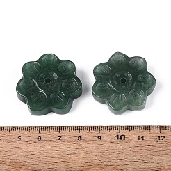 Brûleurs d'encens en aventurine verte naturelle&nbsp;G-N345-11D