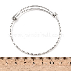 Dehnbare Armreifen aus Edelstahl 304 für Damen&nbsp;STAS-XCP0001-95