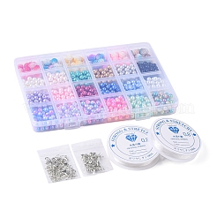 Kit de fabricación de collar de pulsera de perlas de imitación de diy&nbsp;DIY-FS0003-14
