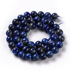 Natürlicher Lapislazuli Perlenstränge&nbsp;G-G423-8mm-A