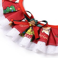 Weihnachtsspitzenbandanas des Tuchhaustiers&nbsp;AJEW-D051-06B