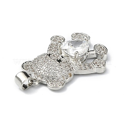 Ottone micro spianare pendenti zirconi&nbsp;ZIRC-F137-01P