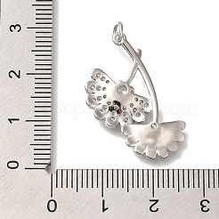 Gestell Messing micro ebnen Zirkonia Anhänger&nbsp;KK-I720-23P