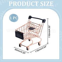 Décorations en fer pour présentoirs de chariots de supermarché&nbsp;DJEW-WH0042-139RG