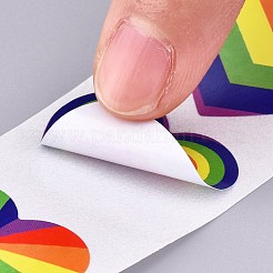 Rotoli di adesivi a forma di cuore&nbsp;DIY-K027-A06
