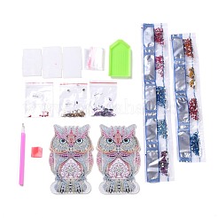 5d diy chouette motif animal diamant peinture étui à crayons kits d'ornements&nbsp;DIY-C020-01