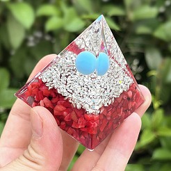 Générateurs d'énergie de résine de pyramide d'orgonite&nbsp;PW-WGDEDD9-01