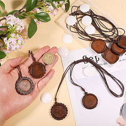 Kit fai da te per realizzare decorazioni pendenti in legno&nbsp;HJEW-CA00076