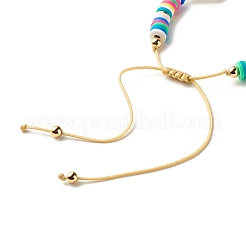 Geflochtenes Perlenarmband aus Imitationsperlen für Mädchen und Frauen&nbsp;BJEW-JB07156