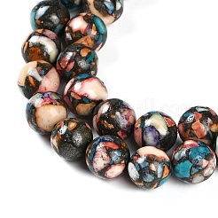Fili di perline howlite naturale&nbsp;G-Q017-C03-04