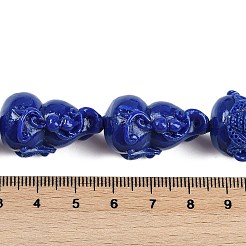 Stränge aus synthetischen geschnitzten Korallenperlen&nbsp;CORA-M001-08