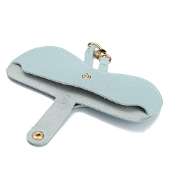 Estuches de gafas de cuero de pvc portátiles&nbsp;AJEW-WH0250-89D