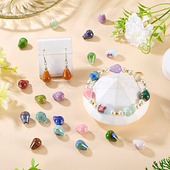 20 Stück handgefertigte Porzellanperlen&nbsp;PORC-TA0001-24
