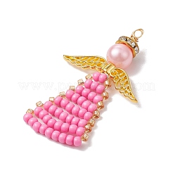 Pendenti con perline di vetro&nbsp;PALLOY-MZ00380-01
