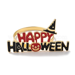 Servilleteros de aleación esmaltada para Halloween&nbsp;AJEW-Z037-01C