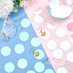 Pendentifs en PVC irisé à paillettes/sequins 80 g&nbsp;KY-SC0002-49C