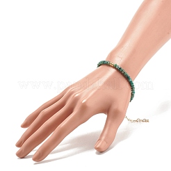 Bracelets de perles de jade de malaisie naturelle (teint) pour femmes ou hommes&nbsp;BJEW-JB07791-05