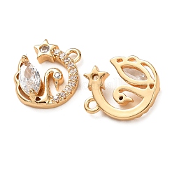 Pendentifs en laiton avec zircon&nbsp;KK-L270-01G