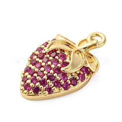 Colgante micropavé cubic zirconia de latón&nbsp;KK-F895-17A-G