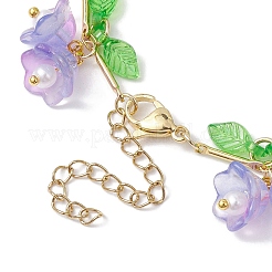 Braccialetti con ciondoli in vetro e acrilico&nbsp;BJEW-JB10443-02