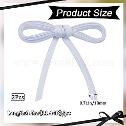 2 Stück Polyesterkordel als Ersatz für den Reißverschluss eines Brautkleids.&nbsp;DIY-GF0010-30D